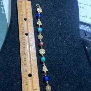 1940’s gold tone link bracelet